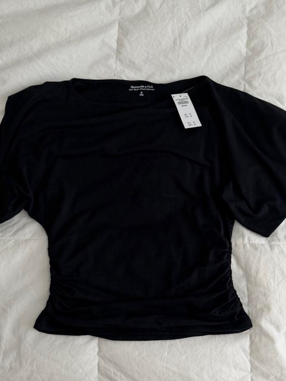 Abercrombie & Fitch Flutter Sleeve Slash Top